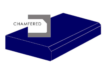 Chamfered